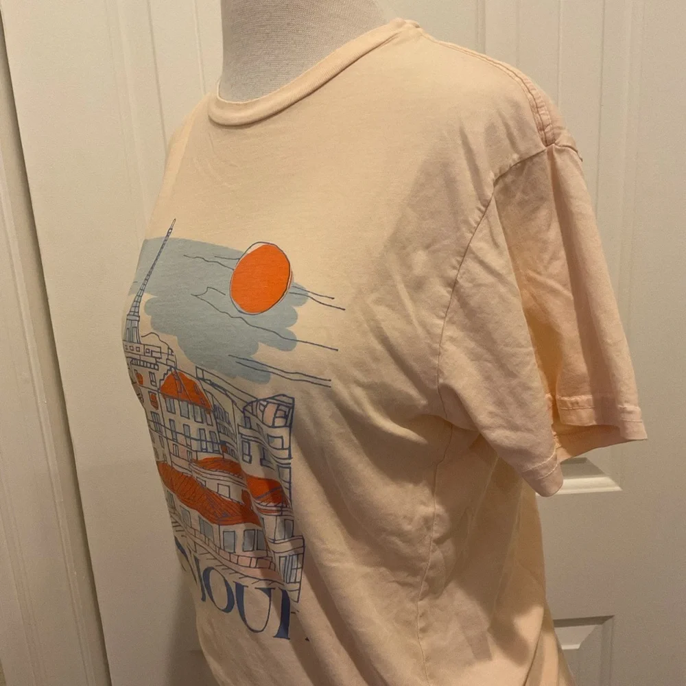 Retrobrand Top Graphic Tee Bonjour - Picture 3 of 7